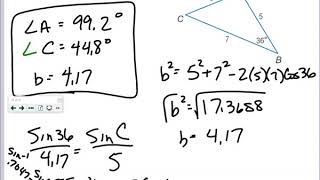 Hononegah Honors Algebra II 9.1 AC2 Video