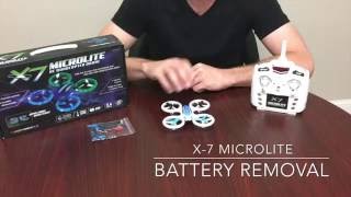 Odyssey Toys' X-7 Microlite Battery Removal