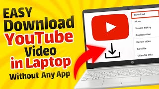 (EASY) How To Download Your Own YouTube Video in Laptop or PC Without Any App | Latest Tutorial