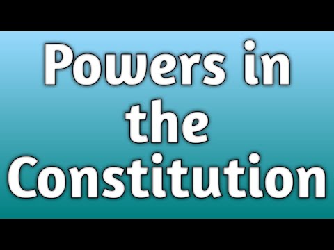 Where are concurrent powers found in the Constitution?