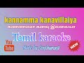 Kannamma Kanavillaiya Kangalil | Tamil karaoke