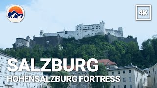 [4K] SALZBURG - Fortress Hohensalzburg Walking Tour