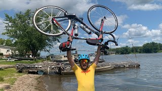 Joe Brewer rides across Iowa - RAGBRAI 2022