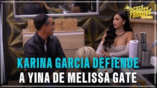 Explosiva Pelea en La Casa de los Famosos: Karina vs. Melissa por Yina Calderón