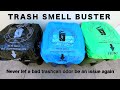 Trash Smell Buster Plastic Cover keeps your Trash Cans Smell Free and Bugs, Flies away!