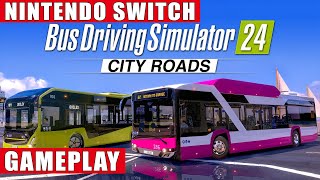 Bus Driving Simulator 24 - City Roads Nintendo Switch Gameplay