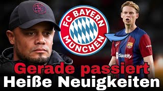💥Bombastischer Transfer: Frenkie De Jong kommt?! Nachrichten Vom FC Bayern München
