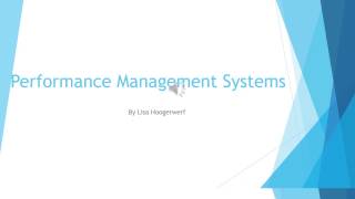Performance Management Presentation