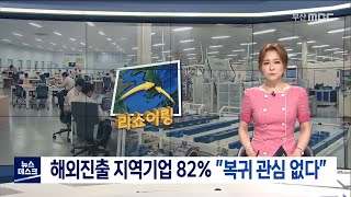 해외진출 지역기업 82% \