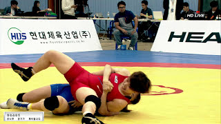 wrestling ㅣ 김한빛(평창군청) vs 엄지은(제주도청) ㅣ 여자자유형 60kg 결승 ㅣ 2016 리우 올림픽 국가대표 최종 선발전 ㅣ  오후 8th 경기 – 2016.6.8