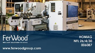 Double Squaring Machines regenerated -  HOMAG NFL 26/4/30 - Ferwoodgroup - 006087