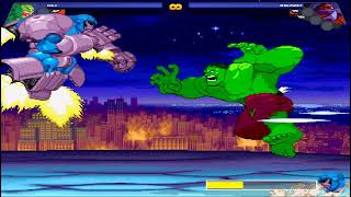 MUGEN ANIME 1.1 HULK VS ONSLAUGHT STAGE MVC NEW YORK CITY SKYLINE