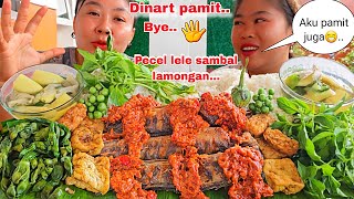 DINART PAMIT 🖐😁‼️ PECEL LELE SAMBAL LAMONGAN BERSAMA KIKI 🔥