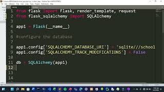 HOW TO CREATE DATABASE IN FLASK? #flask #SQLAlchemy #python #tutorial #database