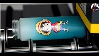 21 UV Printer online tutorial - Print a Job on bottle jig