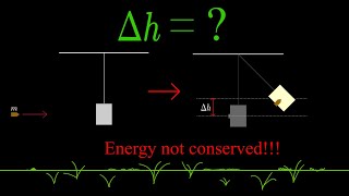 Inelastic Colision of Bullet and Pendulum be CAREFULL with Energy