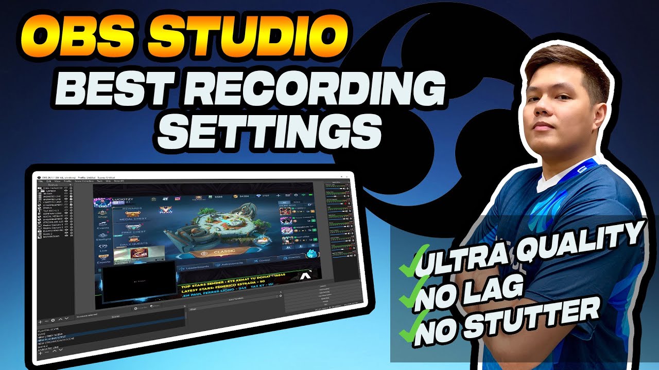 Best OBS Recording Settings Setup Guide (1080p 60FPS) - YouTube