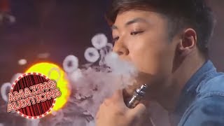 Most UNIQUE Audition Ever - Vape Tricks | Amazing Auditions