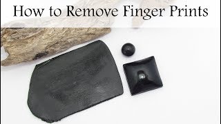 Getting Started with Polymer Clay: How to Remove Finger Prints