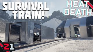 Surviving A Frozen ALIEN World On A TRAIN?! Heat Death Survival Train