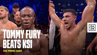 TOMMY FURY GETS THE WIN OVER KSI | THE PRIME CARD