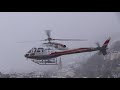 as355 heli tirol engine start takeoff and landing at martin 4 air rescue base