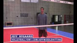 Volleyball Middle Hitting Technique