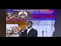 Archbishop Amos Zimhumhu delivering a powerful speech @ Apostle Andrew Wutawunashe's 70th Birthday.