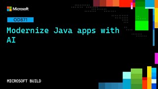Modernize Java apps with AI | OD871
