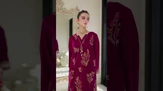 Discover the Velvet Glamour: Asim Jofa’s Luxe Pret Collection Revealed