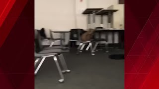 Classroom video of Forsyth Tech lockdown