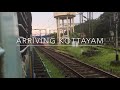 thiruvananthapuram to kottayam in 5 minutes fast crossings island express