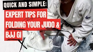 Quick and Simple: Expert Tips for Folding Your #Judo & #BJJ Gi, #brazilianjiujitsu, #mma
