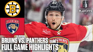 2nd Round: Boston Bruins vs. Florida Panthers Game 2 | Full Game Highlights