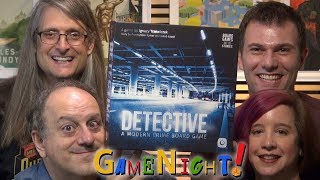 Detective: A Modern Crime Board Game - GameNight! Se6 Ep10 - How to Play and Pla