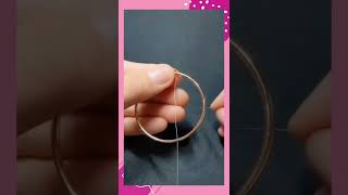 how to bead hoop earrings