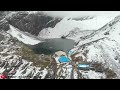 hemkund sahib drone shots @16000ft yatra shri hemkund sahib may 2022