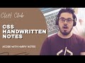 CSS Handwritten Notes + Cheatsheet | Download | Codewithharry