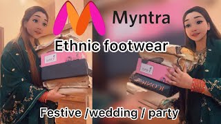 Myntra *FOOTWEAR* sale upto 80% 👡 👢/ shaadi season | must buy collection | TRY ON HAUL