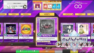 Candyland Symphony - CHUNITHM MASTER Playthrough /チュウニズム クリスタル / 캔디랜드 심포니 - 츄니즘 크리스탈 플레이영상