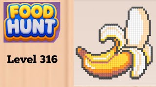 Food hunt pixel puzzle level 316 solution and walkthrough for gameplay