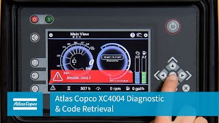 Atlas Copco XC4004 Diagnostic \u0026 Code Retrieval | Atlas Copco Power Technique USA