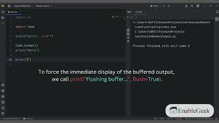 Python Print Flush Method | Python Tutorial