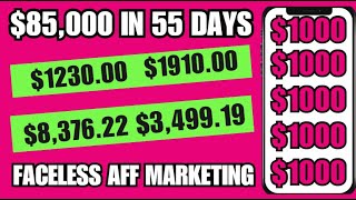 Faceless Affiliate Marketing For Beginners 2025 (Zero To $85,000 In 55 Days)