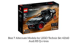 Best 7 Alternate Models for LEGO Technic Set 42160 Audi RS Q e-tron