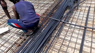 ঝুলন্ত স্ল্যাবে রড বাঁধার সঠিক নিয়ম_The correct rule of tying the rod to the hanging slab.