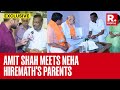 Amit Shah Meets Neha Hiremath's Parents In Hubbali, Father Niranjan Tells All About It | Republic TV