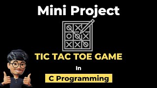 Coding a Tic Tac Toe Game in C Programming | Mini Project in C | ASMR Programming - No Talking