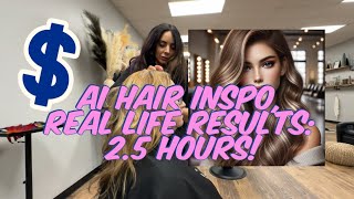 Transforming Hair in Record Time! Dimensional Foikyage 2 row express install of extensions