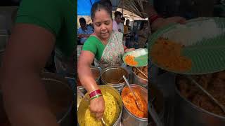 Aunty special thali #trending #streetfoodindia #youtubeshorts #ytshorts #chickenthali #hyderabad